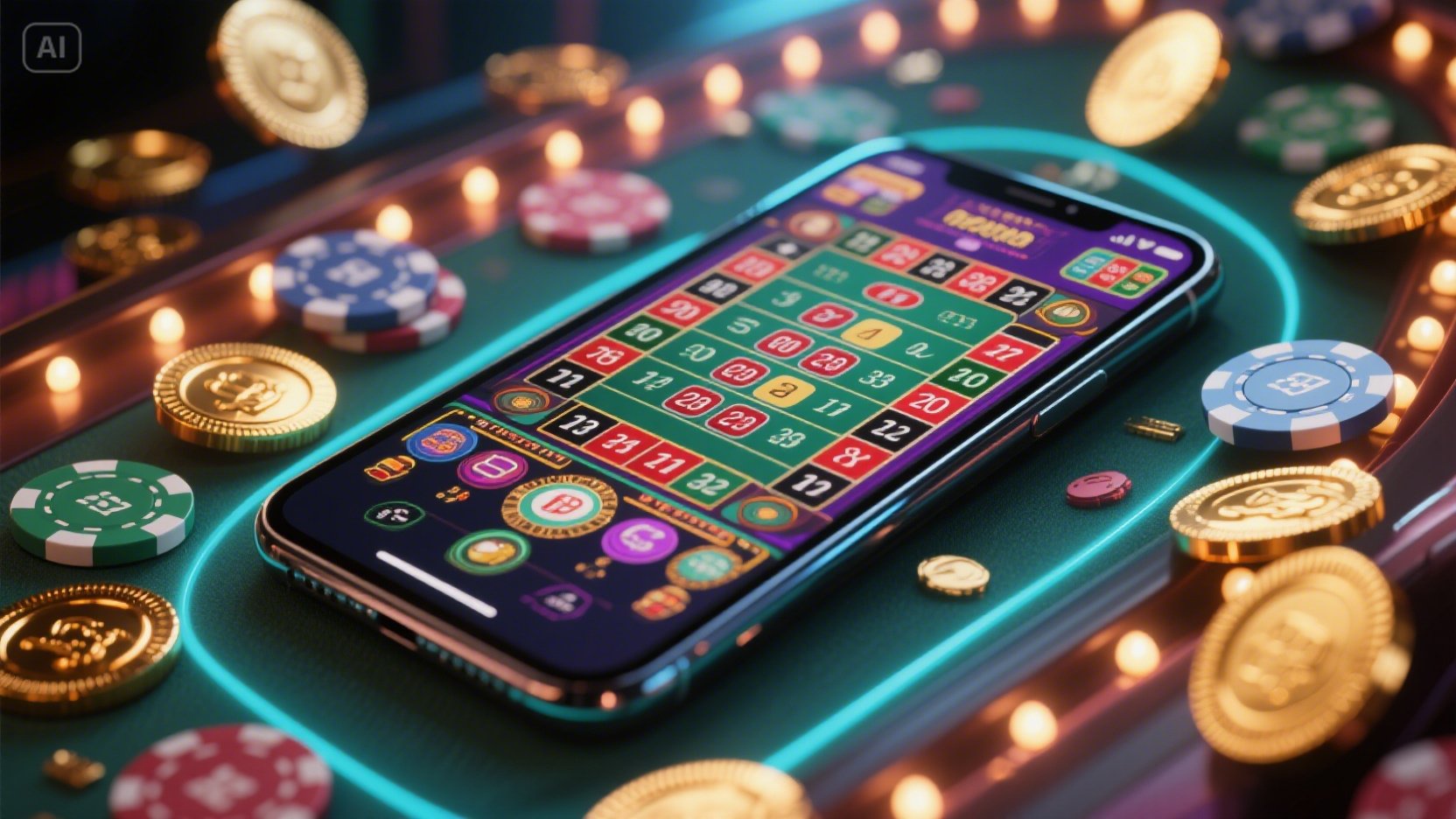 Casino  desktop and mobile interfaces